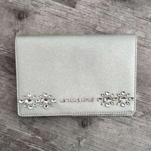 Michael Kors Embellished Crossbody Wallet - No Strap